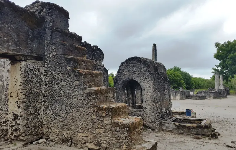 Ruins of a 13th-century mosque at Kaole, near Bagamoyo