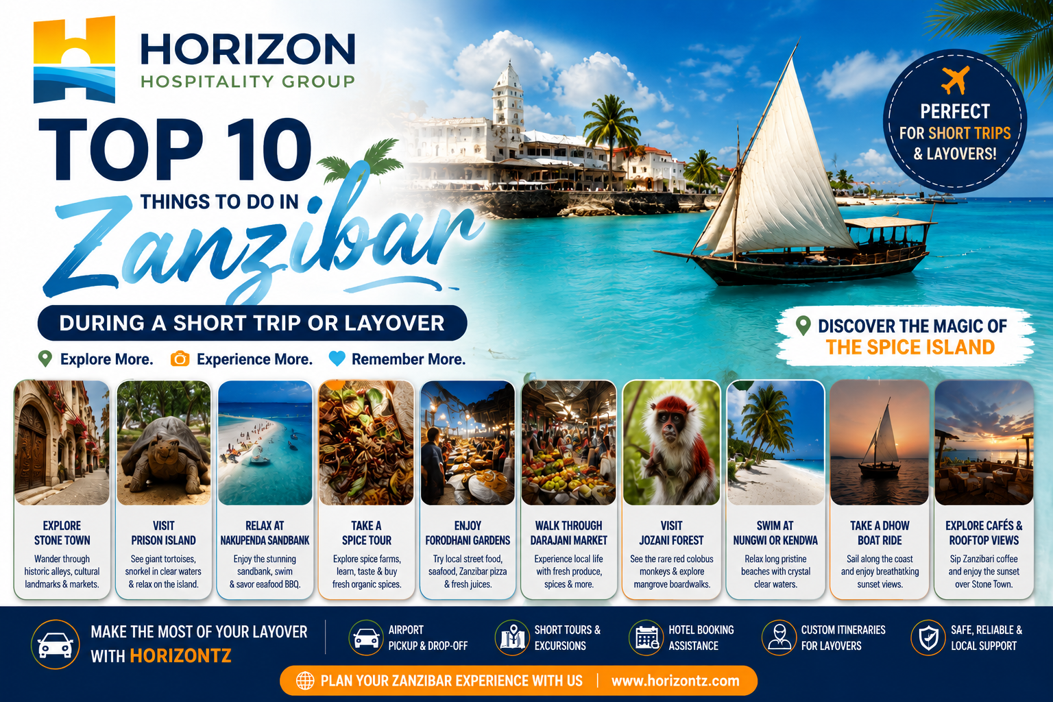 Top 10 Things to Do in Zanzibar During a Short Trip or Layover